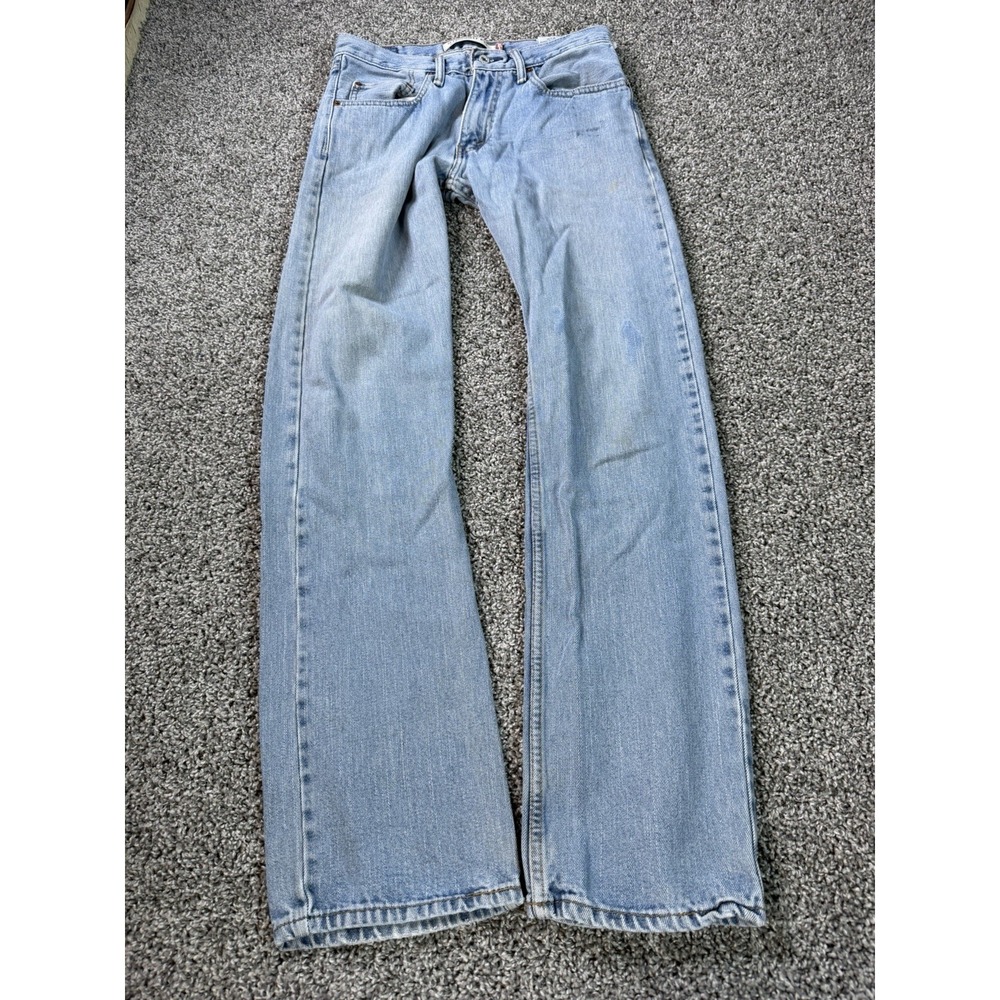 Levi's 505 Regular Fit Straight Jeans Men's Size 34X32 Blue